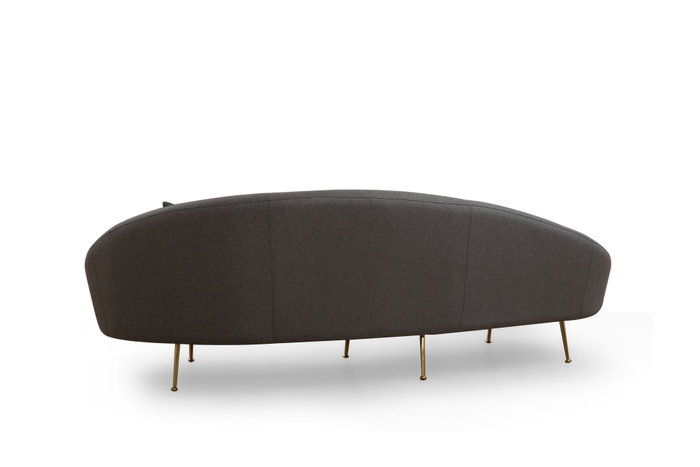 Atelier Del Sofa Sofá de 3 plazas Eses - Dark Grey Atelier Del Sofa Sofá de 3 plazas Eses - Dark Grey